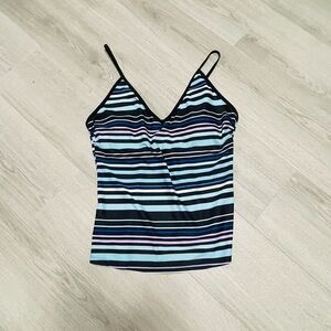 Swim Too Striped V-Neck